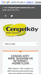 Mobile Screenshot of cengelkoywebtasarim.com